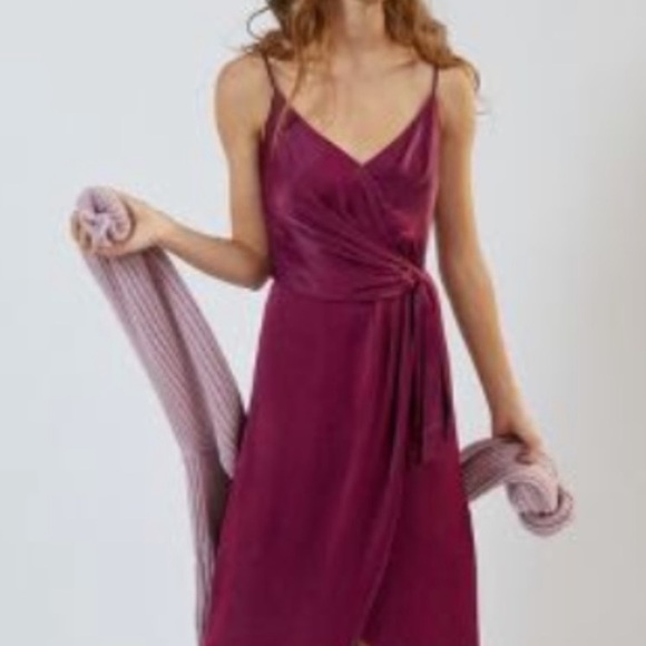 Giverny Midi Slip Dress Size 4 - Picture 2 of 5